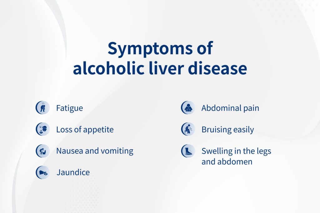 symptoms of alcoholic liver disease