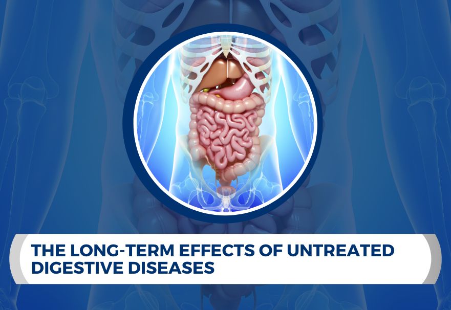 the long term efffect of untreated digestive disease.